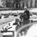 Christian Petersen sitting on Marriage Ring