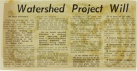 1962 - Watershed Project will Save $50,000 Annually