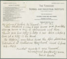 Letter from Carver to Pammel, July 15, 1923