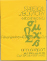 Statistical Laboratory Annual Report, July 1, 1984 to June 30, 1985