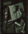 Child painting picture in preschool, The University of Iowa, February 22, 1938