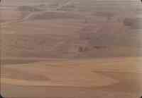 Color photos of contoured farmland in Plymouth County, Iowa