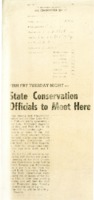State conservation officials to meet at Pine Lake Wildlife Club.