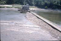 River dam