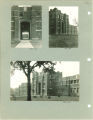 Archways to the courtyard at Quadrangle Hall, The University of Iowa, between 1922 and 1923