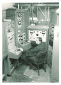 Physics student John Craven operating electron gun, The University of Iowa, May 29, 1963