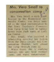 1968 - Mrs. Small Returns from Teachers' Camp