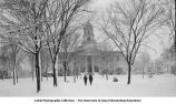 Old Capitol in winter, The University of Iowa, February 3, 1896
