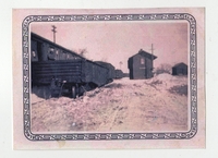 Kalona Depot in 1936 Snowstorm