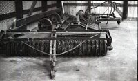 Disking machinery on display