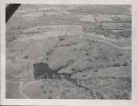 Arthur Jay farm structure before and after diversion and watershed installation.