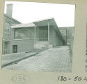 Southest view of Geology Annex, the University of Iowa, December 1950