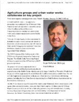 Urban Water Works and Agriculture Groups Partner