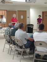 2010 Benita Grooms and Tonya Lanz talk about 2008 Oakville flood on  a State Soil Conservation Committee tour.