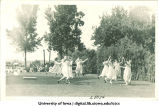 Women dancing at a June celebration, The University of Iowa, 1920