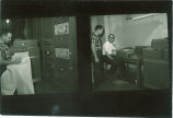 Physics students working with data, The University of Iowa, 1960s