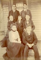 Seven People on A Porch 