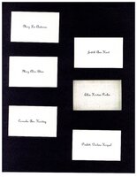1962 AHS Graduation Name Cards
