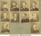 Individual class photos, The University of Iowa, 1880s