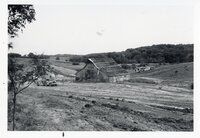 1977  Preparation for the construction of a pond on Virgil Massner's farm