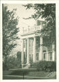 Portico of the President's House, the University of Iowa, 1923