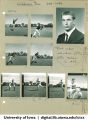 Iowa football end Jim Gibbons, The University of Iowa, 1955-1957