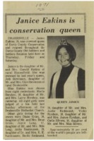 1971 - Janice Eakins is Conservation Queen