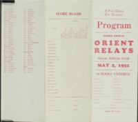 Orient Relays - 1931
