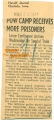 POW camp receives more prisoners
