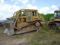 2007 Jack Strawhacker's grandson, Trenton plays by pond site