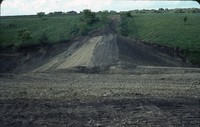 Constructing of the dam on the Fuhrman farm.