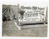 1986 Alternative Crop Project Sign