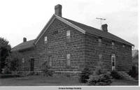 Residence and church building, West Amana, Iowa, 1900s