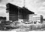 Veterans Hospital under construction, Iowa City, Iowa, March 1950