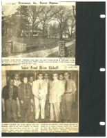 Two articles  about the H.E. Neff home and  Grundy County Boy Scout officials,