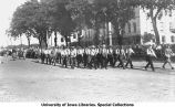 Cadets leaving for West Liberty, The University of Iowa, May 27, 1911