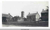 Church and school buildings, Homestead, Iowa, 1900s