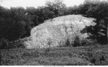Kansan till and gumbotil with Illinoian till above on the back of Gus Miller's farm, Washington Township, June 21, 1924