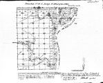 Iowa land survey map of t096n, r003w
