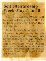 Soil Stewardship Week from May 5-10, 1958.