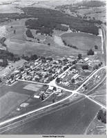 Aerial view East Amana, East Amana, Iowa, 08.00, 1937