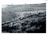 Albert Knake farm at various stages of conservation construction, 1965