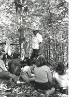 Outdoor classroom with Paul Wray, 1987
