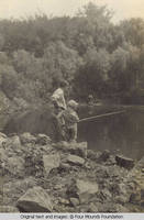 Bill fishing with daughter