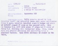 Gully erosion, 1967