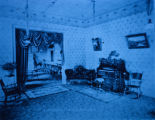 YMCA Interior Parlor, circa 1895; Mahaska County; Oskaloosa; Iowa