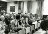 A gathering of alumni at Homecoming, 1970