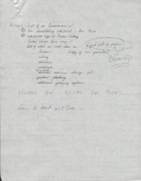 List of Things to do