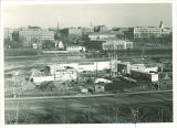 Art Building construction from uphill, the University of Iowa, March 25, 1924