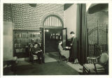 Students in an Iowa Memorial Union library, the University of Iowa, February 1932